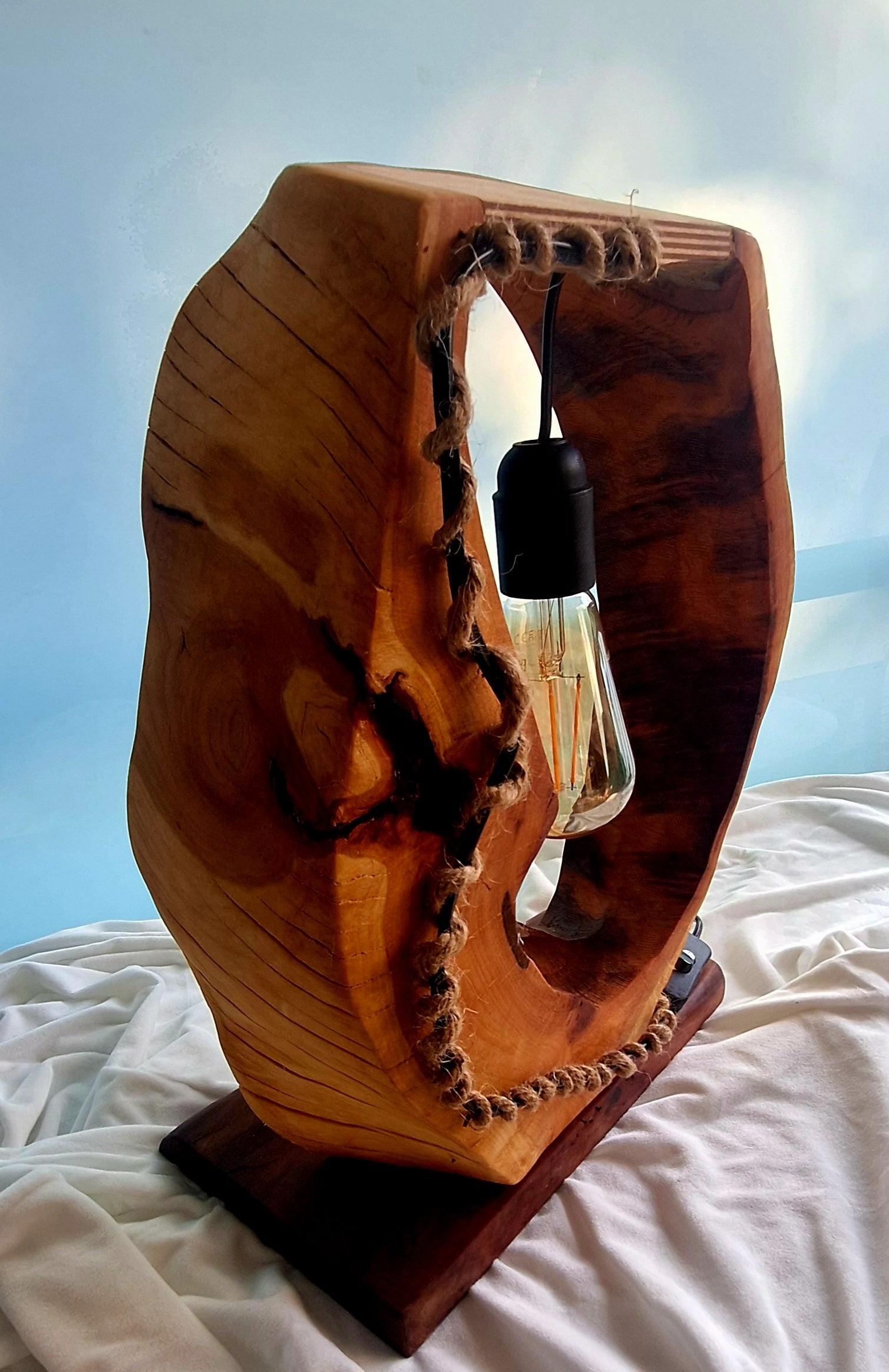 Baumscheibenlampe (Kirsche) im Vintage Design