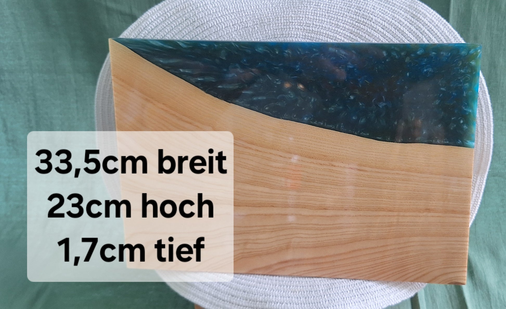 Epoxy Schneidebrett "Sky"