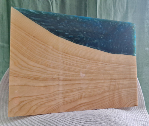 Epoxy Schneidebrett "Sky"